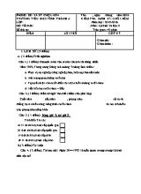 Đề kiểm tra định kì học kì II Lịch sử và Địa lí lớp 5 - Năm học 2016-2017 - Trường Tiểu học Vĩnh Thành A